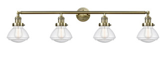 Olean - 4 Light - 43 inch - Antique Brass - Adjustable Bath Vanity Light (3442|215-AB-G324-LED)