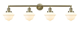 Oxford - 4 Light - 46 inch - Antique Brass - Adjustable Bath Vanity Light (3442|215-AB-G531-LED)