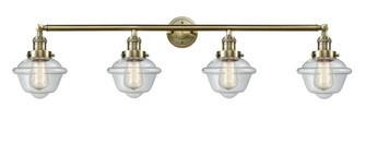 Oxford - 4 Light - 46 inch - Antique Brass - Adjustable Bath Vanity Light (3442|215-AB-G532-LED)