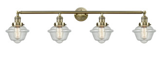 Oxford - 4 Light - 46 inch - Antique Brass - Adjustable Bath Vanity Light (3442|215-AB-G534-LED)