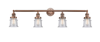 Canton - 4 Light - 42 inch - Antique Copper - Adjustable Bath Vanity Light (3442|215-AC-G184S)