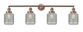 Stanton - 4 Light - 44 inch - Antique Copper - Adjustable Bath Vanity Light (3442|215-AC-G262)