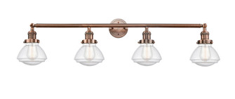 Olean - 4 Light - 43 inch - Antique Copper - Adjustable Bath Vanity Light (3442|215-AC-G324-LED)