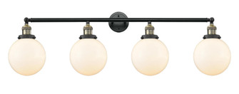 Beacon - 4 Light - 44 inch - Black Antique Brass - Adjustable Bath Vanity Light (3442|215-BAB-G201-8-LED)