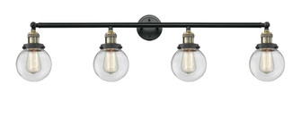 Beacon - 4 Light - 42 inch - Black Antique Brass - Adjustable Bath Vanity Light (3442|215-BAB-G202-6-LED)