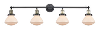 Olean - 4 Light - 43 inch - Black Antique Brass - Adjustable Bath Vanity Light (3442|215-BAB-G321-LED)