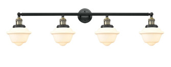 Oxford - 4 Light - 46 inch - Black Antique Brass - Adjustable Bath Vanity Light (3442|215-BAB-G531-LED)