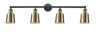 Addison - 4 Light - 42 inch - Black Antique Brass - Adjustable Bath Vanity Light (3442|215-BAB-M9-AB-LED)
