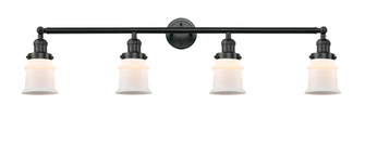 Canton - 4 Light - 42 inch - Matte Black - Adjustable Bath Vanity Light (3442|215-BK-G181S-LED)