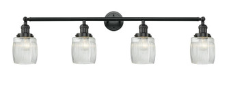 Colton - 4 Light - 42 inch - Matte Black - Adjustable Bath Vanity Light (3442|215-BK-G302)