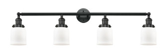 Bell - 4 Light - 42 inch - Matte Black - Adjustable Bath Vanity Light (3442|215-BK-G51-LED)