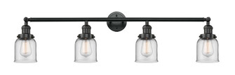 Bell - 4 Light - 42 inch - Matte Black - Adjustable Bath Vanity Light (3442|215-BK-G52)