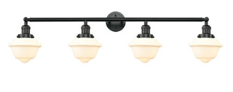 Oxford - 4 Light - 46 inch - Matte Black - Adjustable Bath Vanity Light (3442|215-BK-G531-LED)