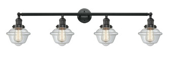Oxford - 4 Light - 46 inch - Matte Black - Adjustable Bath Vanity Light (3442|215-BK-G532)