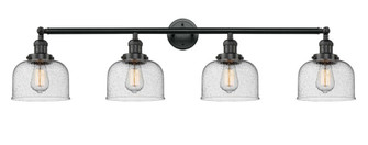 Bell - 4 Light - 44 inch - Matte Black - Adjustable Bath Vanity Light (3442|215-BK-G74-LED)