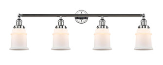 Canton - 4 Light - 42 inch - Polished Chrome - Adjustable Bath Vanity Light (3442|215-PC-G181-LED)