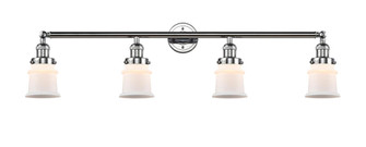 Canton - 4 Light - 42 inch - Polished Chrome - Adjustable Bath Vanity Light (3442|215-PC-G181S)