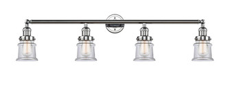 Canton - 4 Light - 42 inch - Polished Chrome - Adjustable Bath Vanity Light (3442|215-PC-G182S)
