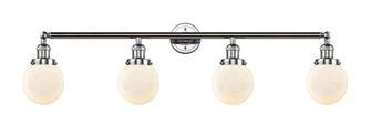 Beacon - 4 Light - 42 inch - Polished Chrome - Adjustable Bath Vanity Light (3442|215-PC-G201-6)