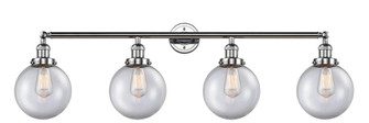 Beacon - 4 Light - 44 inch - Polished Chrome - Adjustable Bath Vanity Light (3442|215-PC-G202-8-LED)