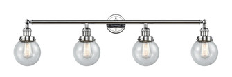 Beacon - 4 Light - 42 inch - Polished Chrome - Adjustable Bath Vanity Light (3442|215-PC-G204-6-LED)