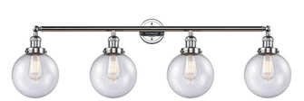 Beacon - 4 Light - 44 inch - Polished Chrome - Adjustable Bath Vanity Light (3442|215-PC-G204-8)