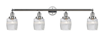 Colton - 4 Light - 42 inch - Polished Chrome - Adjustable Bath Vanity Light (3442|215-PC-G302)