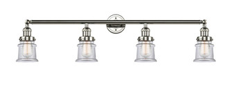 Canton - 4 Light - 42 inch - Polished Nickel - Adjustable Bath Vanity Light (3442|215-PN-G182S-LED)