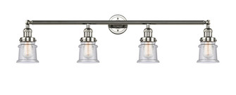Canton - 4 Light - 42 inch - Polished Nickel - Adjustable Bath Vanity Light (3442|215-PN-G184S-LED)