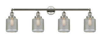Stanton - 4 Light - 44 inch - Polished Nickel - Adjustable Bath Vanity Light (3442|215-PN-G262-LED)