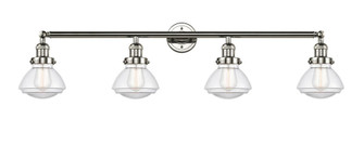 Olean - 4 Light - 43 inch - Polished Nickel - Adjustable Bath Vanity Light (3442|215-PN-G322)