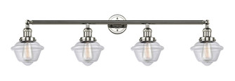 Oxford - 4 Light - 46 inch - Polished Nickel - Adjustable Bath Vanity Light (3442|215-PN-G532-LED)
