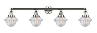 Oxford - 4 Light - 46 inch - Polished Nickel - Adjustable Bath Vanity Light (3442|215-PN-G534-LED)