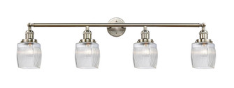 Colton - 4 Light - 42 inch - Brushed Satin Nickel - Adjustable Bath Vanity Light (3442|215-SN-G302-LED)
