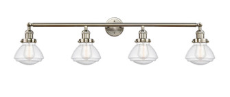 Olean - 4 Light - 43 inch - Brushed Satin Nickel - Adjustable Bath Vanity Light (3442|215-SN-G324-LED)