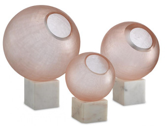 Fresno Pink Orb Set of 3 (92|1200-0135)