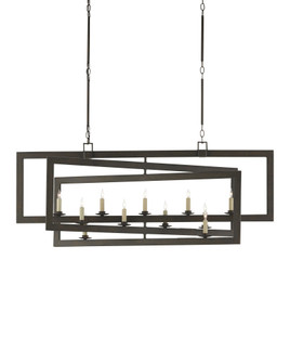 Middleton Rectangular Bronze Chandelier (92|9000-0525)