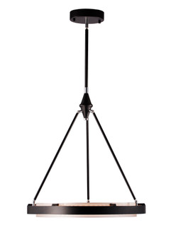 DUO PENDANT LED CLASSIC BLACK SILVER SHIMMER (7713|PD302724CBSS)
