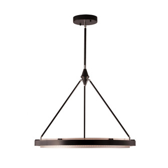 Duo 32-in Classic Black/Silver Shimmer LED Pendant (7713|PD302732CBSS)