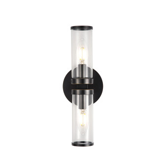 Revolve Clear Glass/Urban Bronze 2 Lights Wall/Vanity (7713|WV309002UBCG)