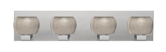 Besa, Keno Vanity, Smoke Sand, Satin Nickel Finish, 4x60W Halogen (127|4WF-KENOSM-SN)