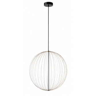 Delano 20''W Round LED Pendant in Gold (4450|HF8211-GL)