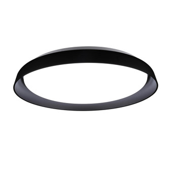Hampton 21-in Black LED Flush Mount (461|FM43121-BK)