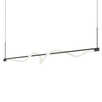Cursive 54-in Black LED Linear Pendant (461|LP95354-BK)
