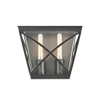 Lattice Urban Bronze 2 Lights Damp-Rated Wall/Vanity Light (7713|WV309602UB)