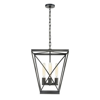 Lattice Urban Bronze 4 Lights Socket Pendant (7713|PD309616UB)