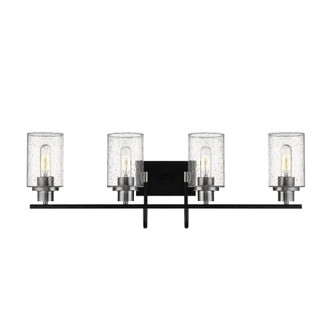 Clifton 4-Light Vanity Matte Black/Brushed Nickel (670|3514-MB/BN)