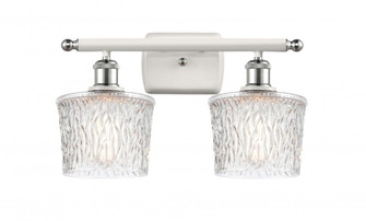 Niagara - 2 Light - 17 inch - White Polished Chrome - Bath Vanity Light (3442|516-2W-WPC-G402-LED)