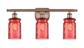 Candor 3 Light Bath Vanity Light (3442|516-3W-AC-G352-RD)