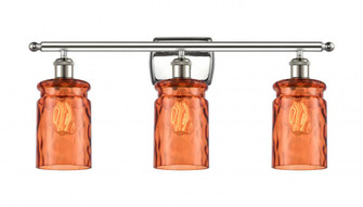 Candor 3 Light Bath Vanity Light (3442|516-3W-PN-G352-TUR-LED)